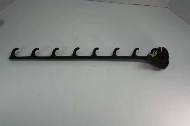 Antique Cast Iron Barn Horse Tack Harness Wall Rack Holder Farm Angled Tool Hook 4