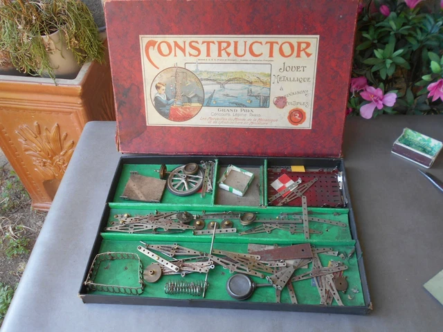 jeu de construction métallique ancien