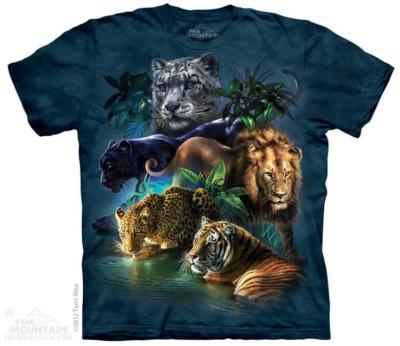 Gros Jungle Chat Lion Tigre Panthere Guepard The Mountain T Shirt 3315 Toutes Tailles Eur 26 Picclick Fr