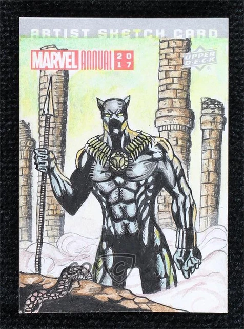 2017 Upper Deck Marvel Annual Sketch Cards 1/1 Mouad Moustaid #SKT Auto 2po