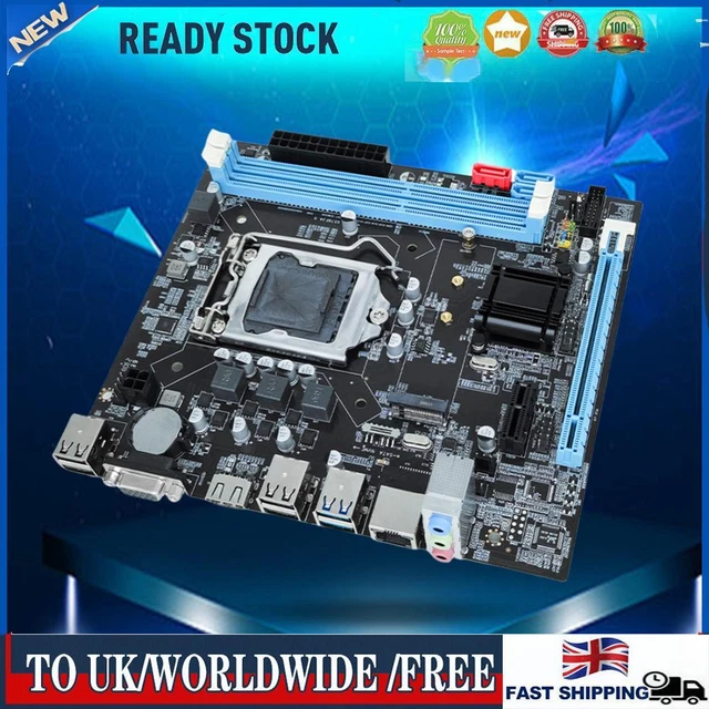 B75 MOTHERBOARD LGA1155 Socket 16GB MicroATX PC Main Board Support SATA 2.0 3.0 £24.12