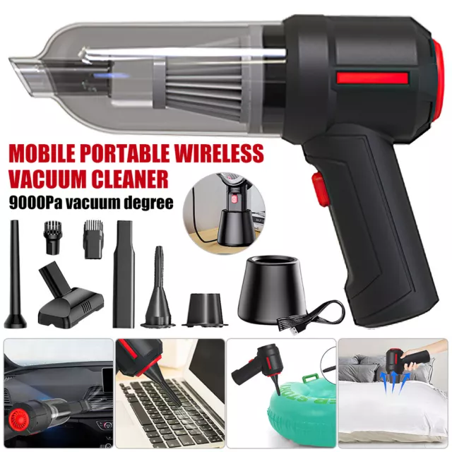 90000PA Portable Handheld Strong Suction Powerful Auto Car Home Vacuum Cleaner