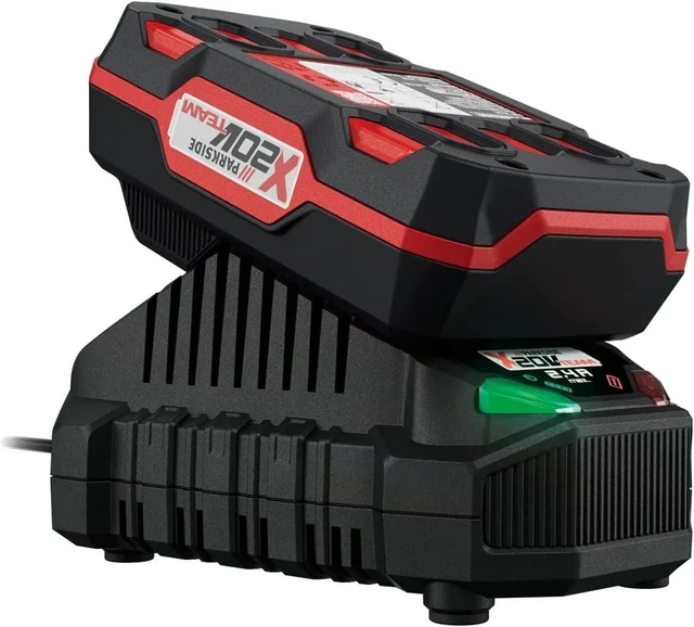 Pack Batterie Parkside Lithium-Ion 20V - 4Ah + Chargeur + Batterie 2Ah Au Choix - Neuf Emballé