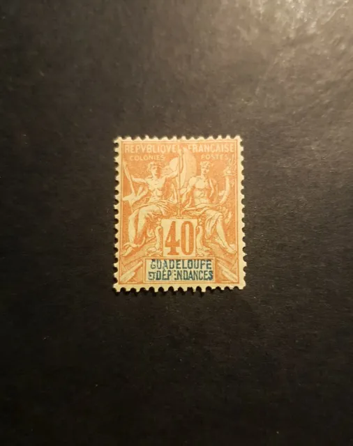Timbre France Colonie Guadeloupe N°36 Neuf * Mh 1892