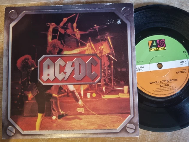 AC/DC WHOLE LOTTA Rosie 1980 Atlantic Records HM4 Hard Rock 7” £11.99 ...