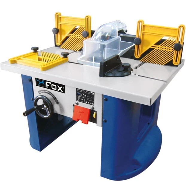 FOX F60 100A Router Table With Router Combo Kit 1500W Wood Shaper 230V ...