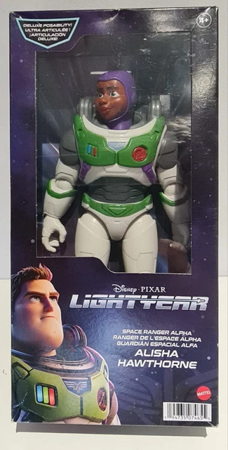 Action Figure Lightyear Alisha Hawthorne Alpha 27 Cm | Giocattolo Disney Pixar Con 12 Articolazioni | Grande Figura Spaziale Per Bambini 4+