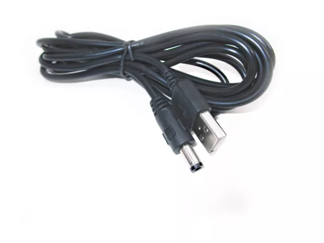 2 m USB schwarz Ladegerät Netzkabel Adapter für Babyliss 7475U CA09 Super Clipper