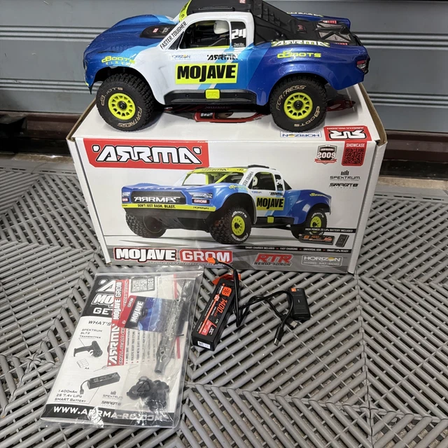 Micro Scale ARRMA MOJAVE GROM RTR Small Scale 4WD Electric Desert Truck Ready to Go ...