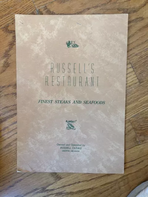 1950s Restaurant Menu Raleigh Room Warwick Hotel New York