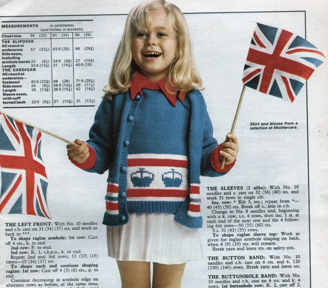  LAMINATED KNITTING Pattern For Child's Super Coronation Tank Top