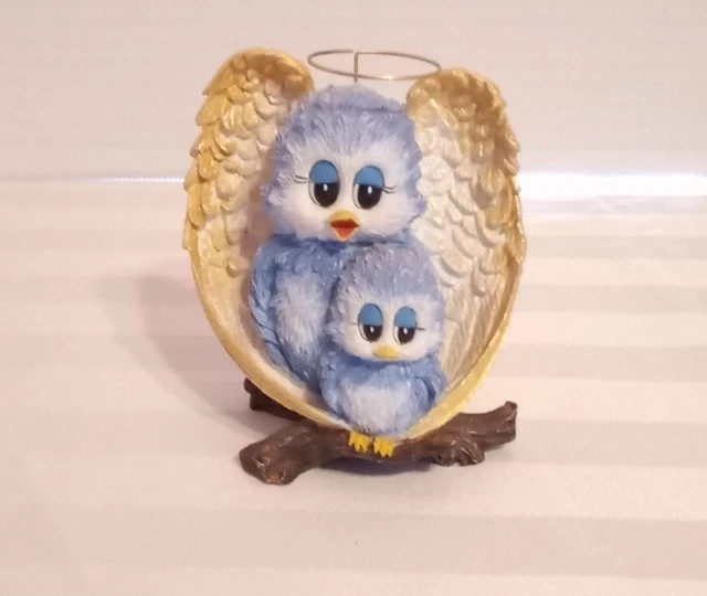 Vintage Bluebird figurine Angel Watching anthropomorphic Sonshine Promises 1998