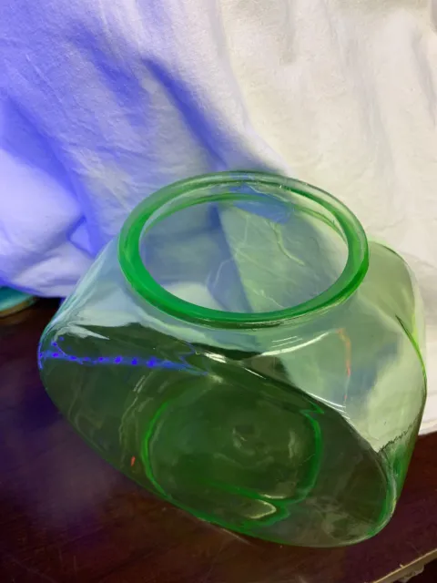 uranium glass Fish Bowl