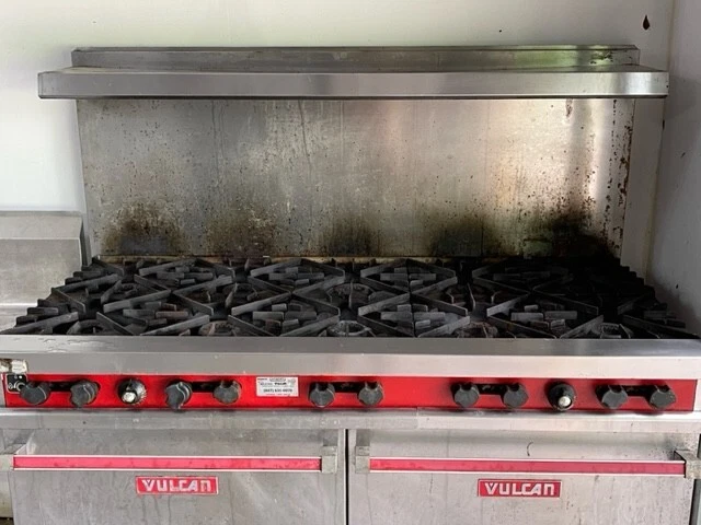 Vulcan gas 10 burner stove