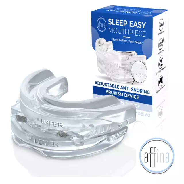 Anti Snore Mouthpiece Mouth Guard Stop Snoring Grinding Sleep Aid Mouthguard