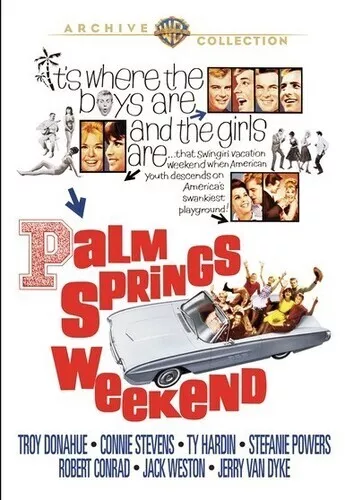 Palm Springs Weekend [New DVD] Amaray Case, Mono Sound, Subtitled