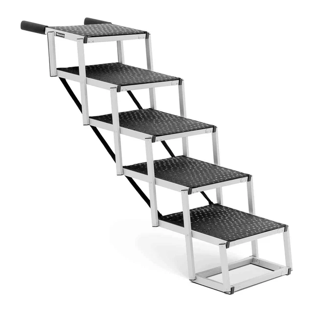 Hundetreppe Auto Hunderampe Hundetreppe faltbar 68 kg Aluminium Höhe 81 cm