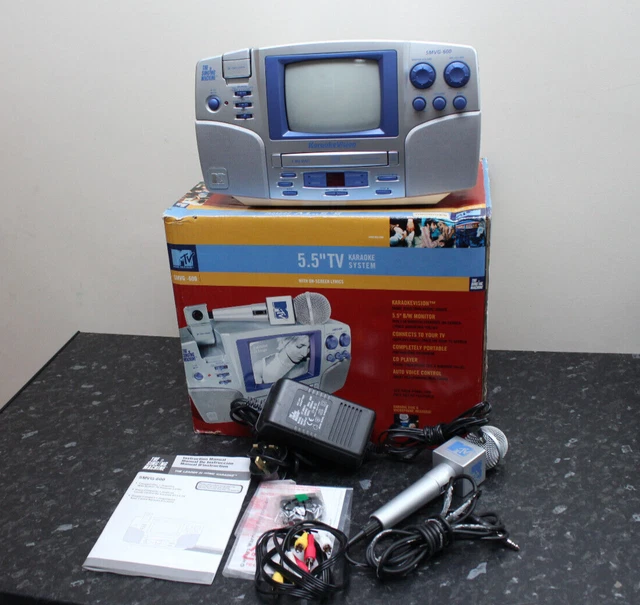 MTV SMVG600 THE Singing Machine Music Video Camera Karaoke System