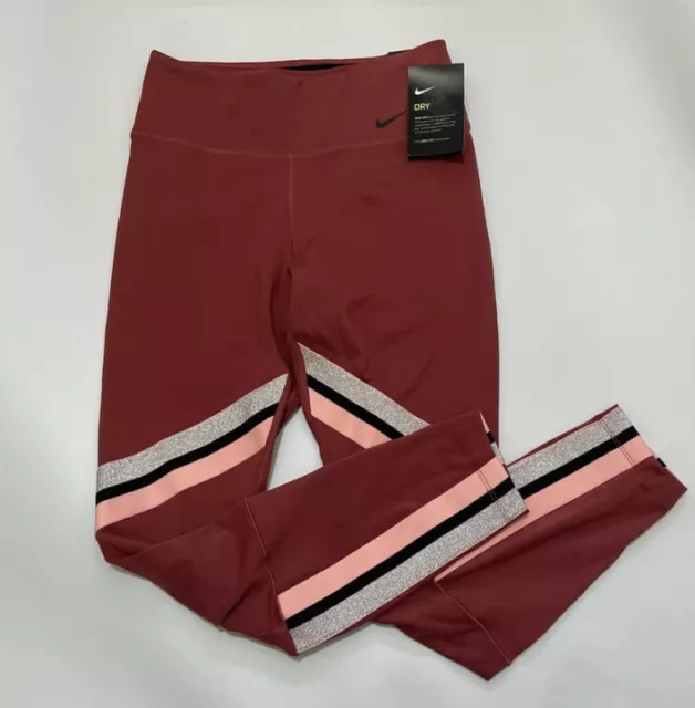 Nike One Icon Clash Women 7/8 Training Tight Fit Gym Tights Small, Bv5362-661