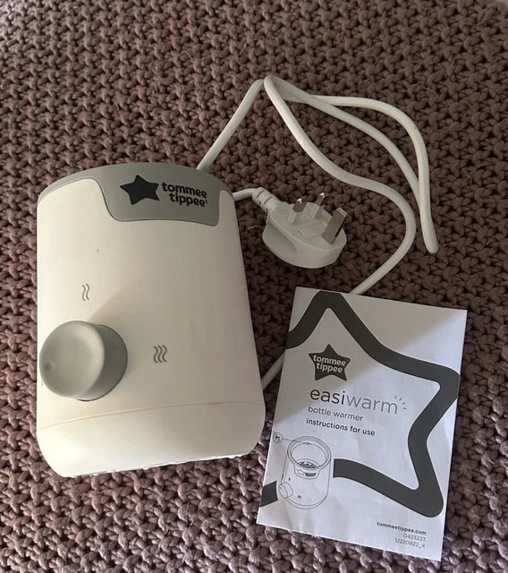 TOMMEE TIPPEE BOTTLE Warmer Blue/ White Express Fast Easy to Use Baby