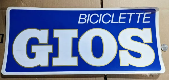 Gios Large Decal Sticker Pro Shop Team Car Fairing Italian Torino Campagnolo TDF