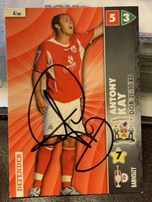 Antony Kay Signed 6X4 Photo Autograph Barnsley Huddersfield Tranmere Port Vale