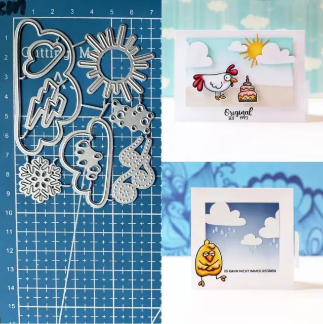 Cloud Sun Metal Cutting Dies Scrapbooking Embossing Paper Card Crafts Stencils