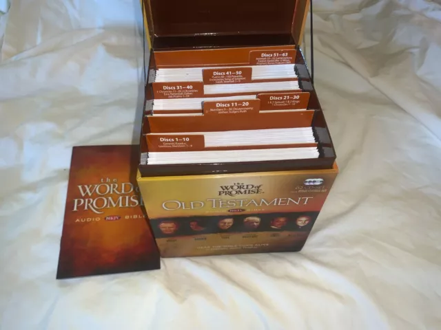 The Word Of Promise NKJV Thomas Nelson Old Testament 60 of 62 CD + DVD [2missing