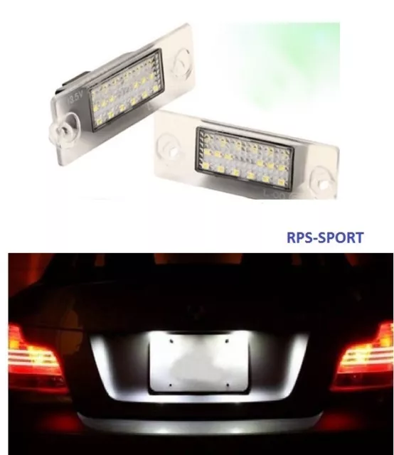 Feux Arriere Led Blanc Xenon Eclairage De Plaque Immatriculation Audi A3 8L 96-0