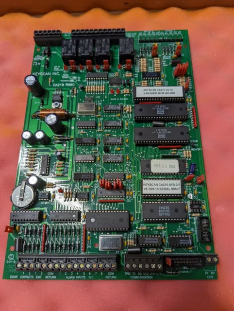 Keyscan Security Card Badge Access Control Panel Board CA210  R98C