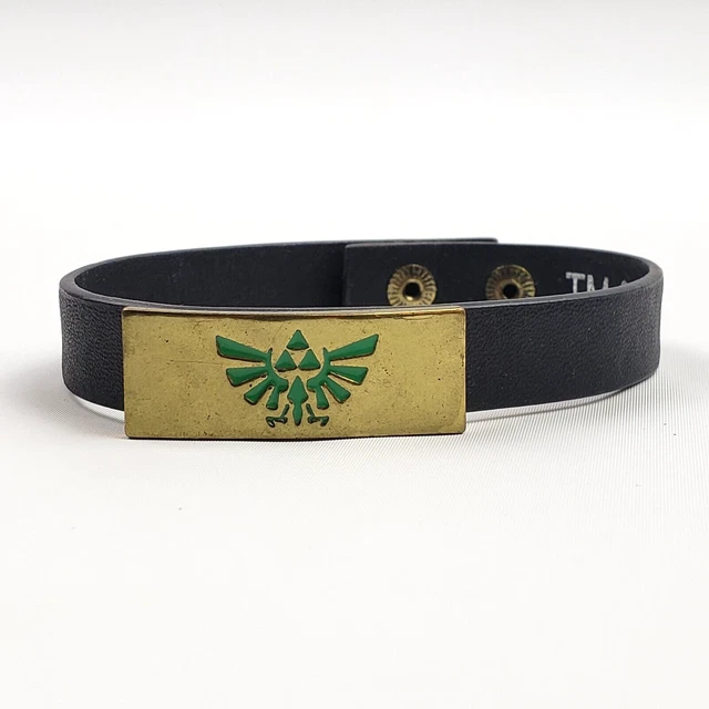 Legend Of Zelda Triforce Logo Leather Bracelet Unisex Nintendo 2016