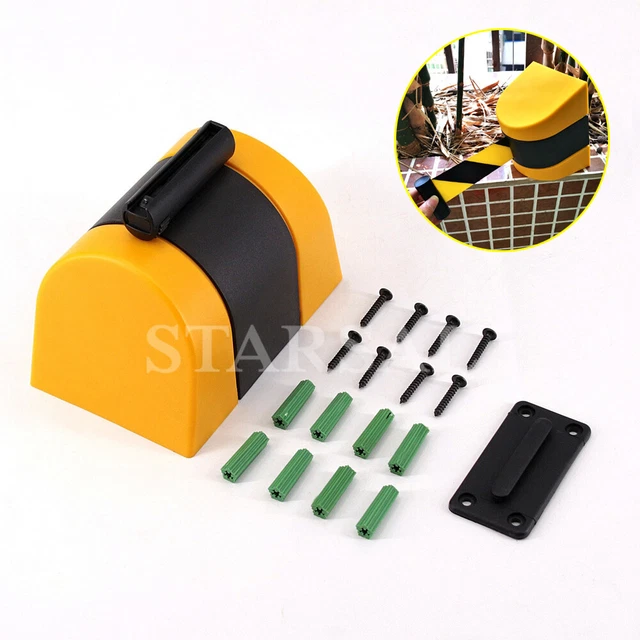 5M Retractable Barrier Tape Security Safety Crowd Control Warning Sign Belt UK
