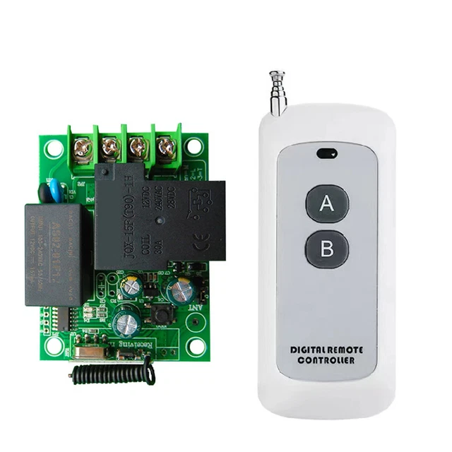 TÉLÉCOMMANDE SANS FIL Universelle 433 MHz Module Relais AC220 V et ...