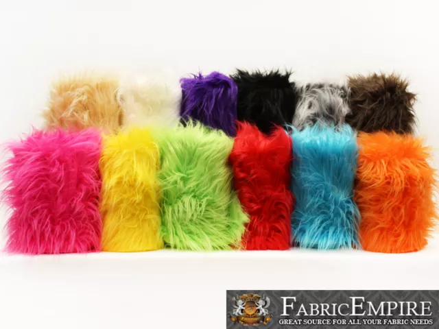 Faux Fur Fabric Long Pile GORILLA / 60" Wide / Sold by the yard