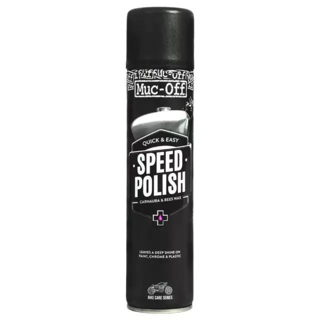 Muc-Off Motorcycle Speed Polish Motorbike Scooter Wax Hydrophobic 400ml M627