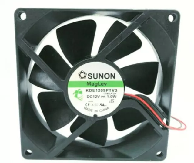 SUNON KDE1209PTV3 cooling fan DC12V 1.0W 9025 9CM 2-wire