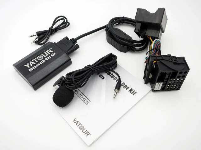Bluetooth Car Kit Music CD Changer For 40Pin Plug with Quadlock 12Pin Ford Radio