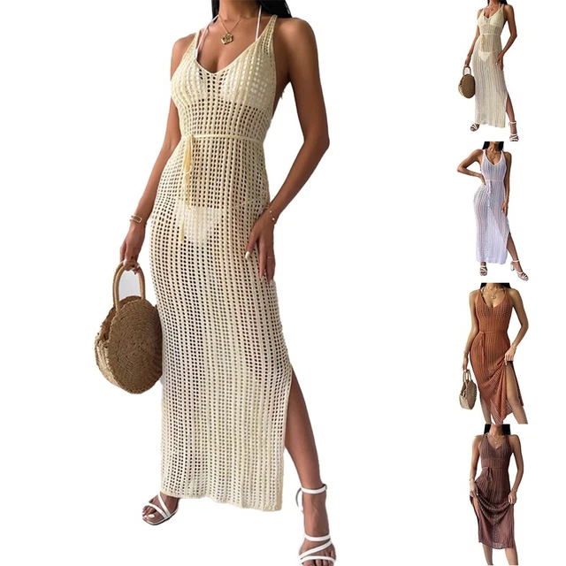 Chemise Plage Femme Niwicee | Tunic Cover-Up | Manches Longues | 65% Coton | S-XXL