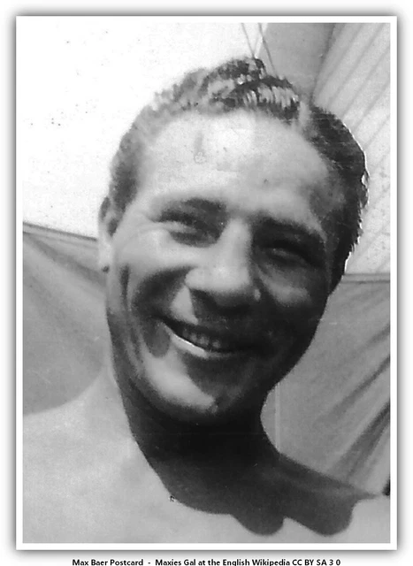 Max Baer Postcard