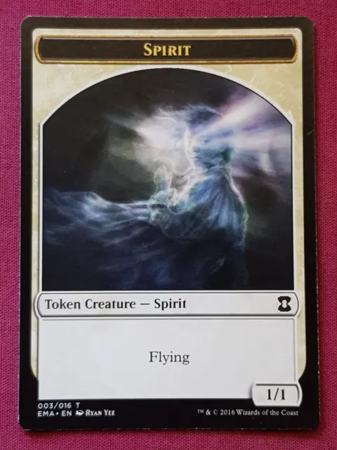 Magic The Gathering ETERNAL MASTERS SPIRIT TOKEN card MTG