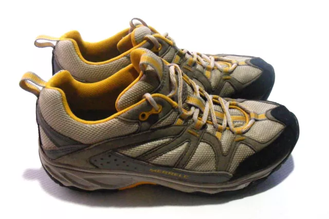 Merrell Performance Womens Aluminum Hiking Boots Beige/Yellow US 7.5