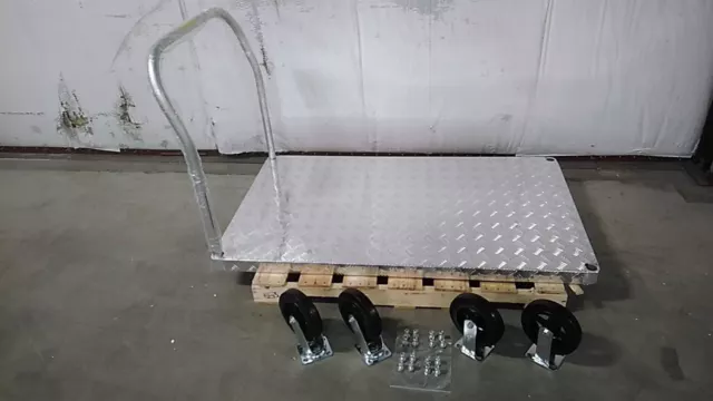 Dayton 13X477 60 x 36 In 2400 Lb Load Cap Aluminum-Deck Platform Truck