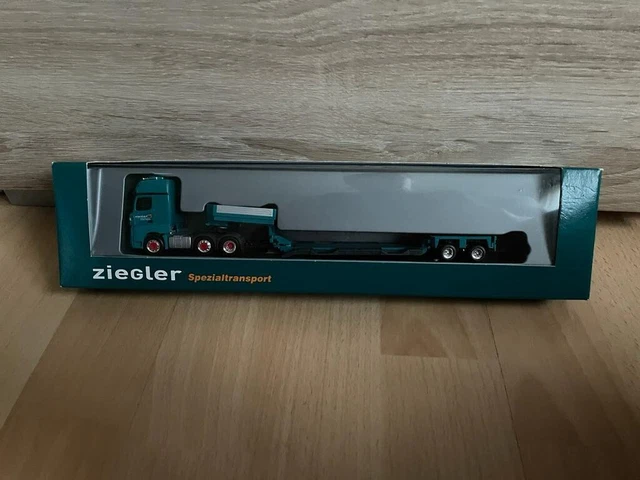 HERPA ZIEGLER GARTNER Mercedes Benz MP 4 , 3 Achser mit Tiefbett EUR 56
