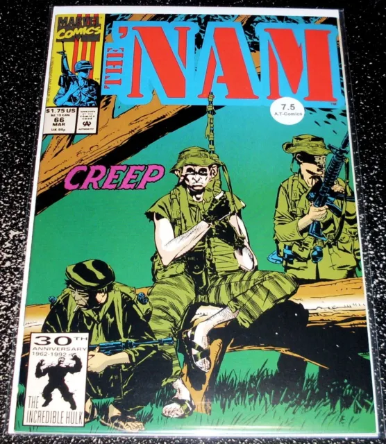 The Nam 66 (7.5) 1st Print 1992 Marvel Comics