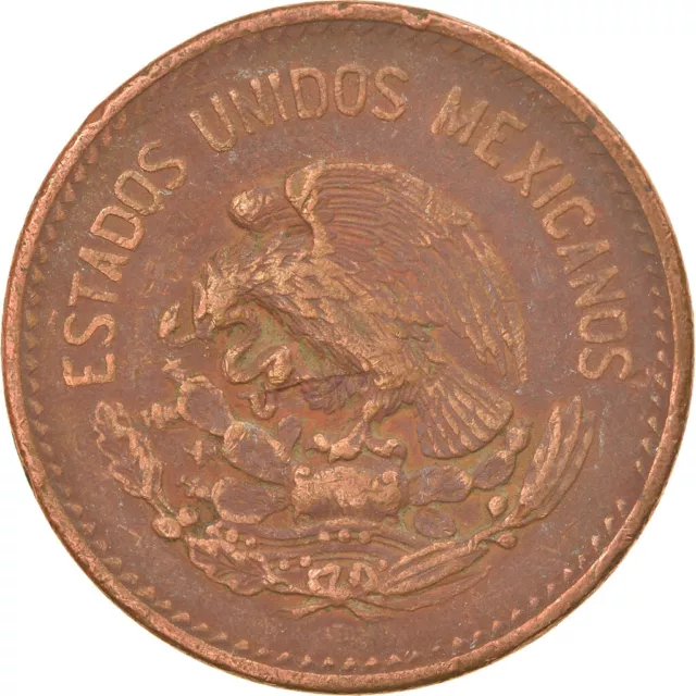 [#815106] Coin, Mexico, 20 Centavos, 1953, Mexico City, EF(40-45), Bronze, KM:43