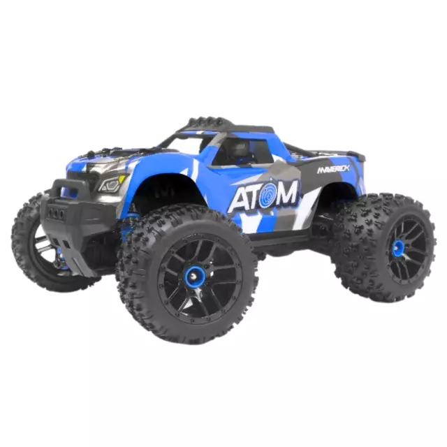 Maverick Atom 4WD Electric 1/18 RTR RC Monster Truck Blue 150500