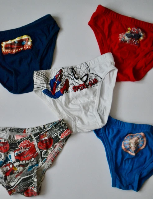 Sun City Spider-Man Lot De 3 Slips Pour Enfant Garçon (as3