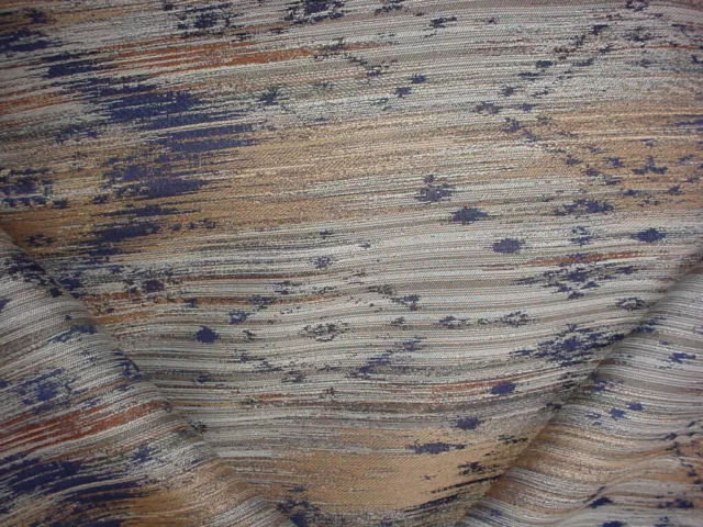 18-1/8Y Kravet Lee Jofa Sapphire Southwest Strie Ikat Upholstery Fabric