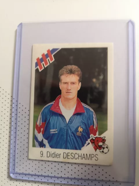 Didier Deschamps Équipe De France  Carte Football La Vache Qui Rit 1992 Panini