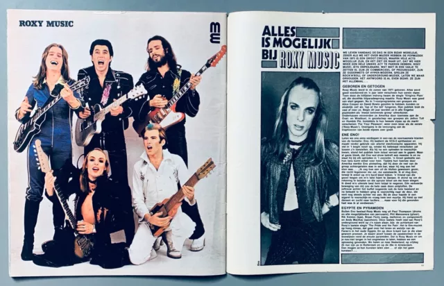 1973 DAVID CASSIDY Roxy Music OSMONDS Slade EAGLES O'Sullivan DUTCH MUSIC PAPER 3